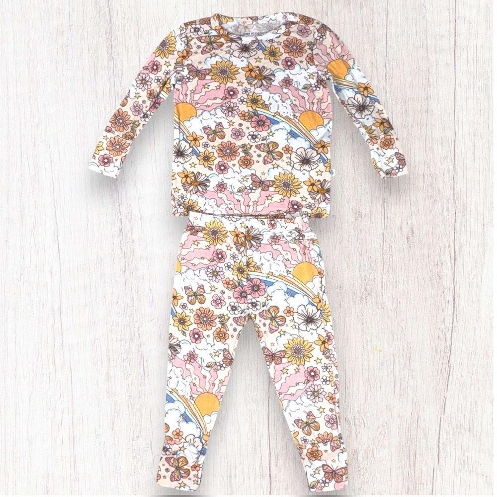 Posh Peanut "Dolly" Long Sleeve 2-Piece Pajama Set - 12-18 Months